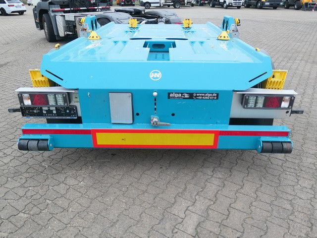 Hüffermann HTM 14.35L ,Absetzcontainer,Tandem,Mini-Carrier - Multiliftes/ Konténerszállító pótkocsi: 4 kép. Hüffermann HTM 14.35L ,Absetzcontainer,Tandem,Mini-Carrier - Multiliftes/ Konténerszállító pótkocsi: 4 kép.