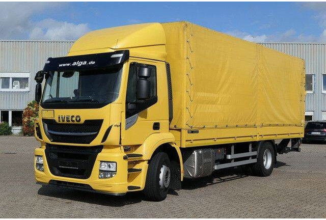 Iveco AD190S/P 4x2, 7.350mm lang, LBW, Klima, Navi - Ponyvás teherautó: 3 kép. Iveco AD190S/P 4x2, 7.350mm lang, LBW, Klima, Navi - Ponyvás teherautó: 3 kép.