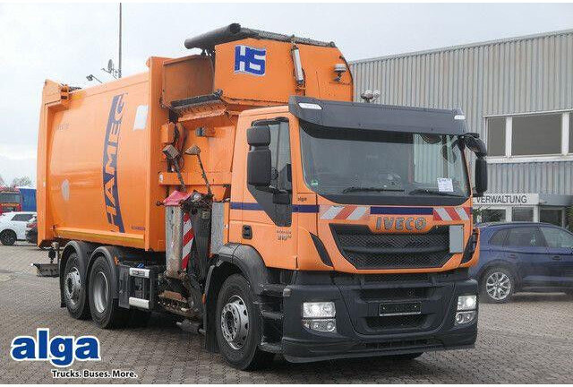 Iveco AD260SY/PS, Terberg, Seitenlader, 30m³, 140tkm - Szemetesautó: 1 kép. Iveco AD260SY/PS, Terberg, Seitenlader, 30m³, 140tkm - Szemetesautó: 1 kép.