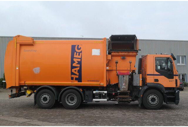 Iveco AD260SY/PS, Terberg, Seitenlader, 30m³, 140tkm - Szemetesautó: 2 kép. Iveco AD260SY/PS, Terberg, Seitenlader, 30m³, 140tkm - Szemetesautó: 2 kép.