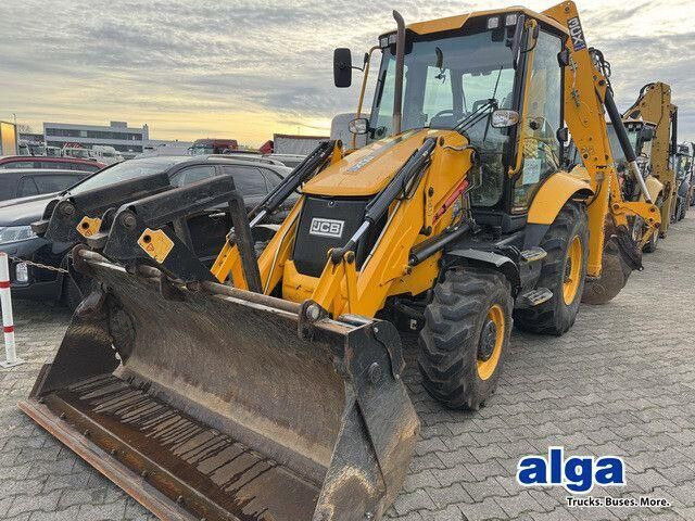 JCB 3CX, 4+1 Schaufel, Palettengabel, Telestiel, AC - Kotrórakodó: 1 kép. JCB 3CX, 4+1 Schaufel, Palettengabel, Telestiel, AC - Kotrórakodó: 1 kép.
