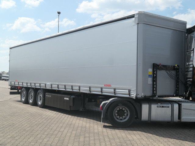 Kögel SN 24, Edscha, Palettenkasten, Luft-Lift, BPW - Ponyvás félpótkocsi: 2 kép. Kögel SN 24, Edscha, Palettenkasten, Luft-Lift, BPW - Ponyvás félpótkocsi: 2 kép.
