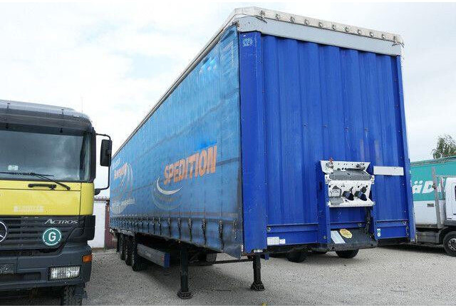 Krone SD 27 ELB4-CS, Edscha, Luftfederung, Tautliner - Ponyvás félpótkocsi: 4 kép. Krone SD 27 ELB4-CS, Edscha, Luftfederung, Tautliner - Ponyvás félpótkocsi: 4 kép.