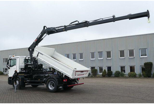 MAN 18.320 TGM BB, Kran Hiab X-Hiduo 138, Funk, AHK - Billenőplatós teherautó: 2 kép. MAN 18.320 TGM BB, Kran Hiab X-Hiduo 138, Funk, AHK - Billenőplatós teherautó: 2 kép.