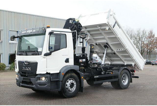 MAN 18.320 TGM BB, Kran Hiab X-Hiduo 138, Funk, AHK - Billenőplatós teherautó: 4 kép. MAN 18.320 TGM BB, Kran Hiab X-Hiduo 138, Funk, AHK - Billenőplatós teherautó: 4 kép.