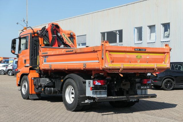 MAN 18.460 TGS/4x2/Meiller/Palfinger 8.501 SLD/AHK - Billenőplatós teherautó, Darus autó: 4 kép. MAN 18.460 TGS/4x2/Meiller/Palfinger 8.501 SLD/AHK - Billenőplatós teherautó, Darus autó: 4 kép.
