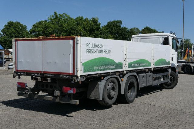 MAN 26.340 TGM 6x2, Lenk-Lift, Voll-Luft, Klima - Platós teherautó: 5 kép. MAN 26.340 TGM 6x2, Lenk-Lift, Voll-Luft, Klima - Platós teherautó: 5 kép.