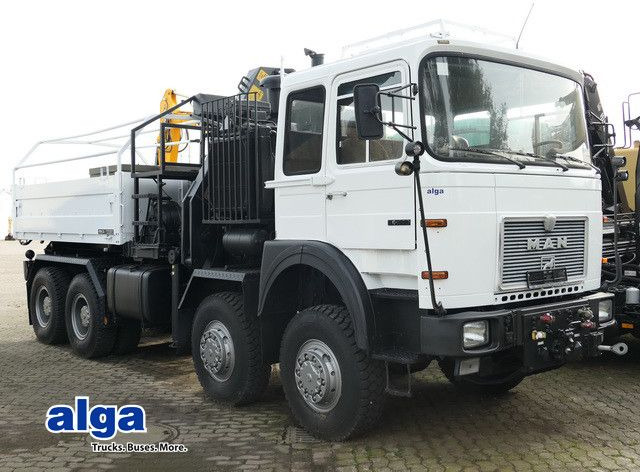 MAN 34.440 8x8, Allrad, Kran, 2x Seilwinde, 2x AHK - Platós teherautó, Darus autó: 1 kép. MAN 34.440 8x8, Allrad, Kran, 2x Seilwinde, 2x AHK - Platós teherautó, Darus autó: 1 kép.