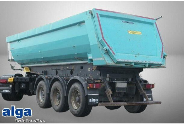 Meiller MHPS 12/27 NOSS1, Stahl, 26m³, BPW, Luft-Lift - Félpótkocsi billenőplatós: 1 kép. Meiller MHPS 12/27 NOSS1, Stahl, 26m³, BPW, Luft-Lift - Félpótkocsi billenőplatós: 1 kép.