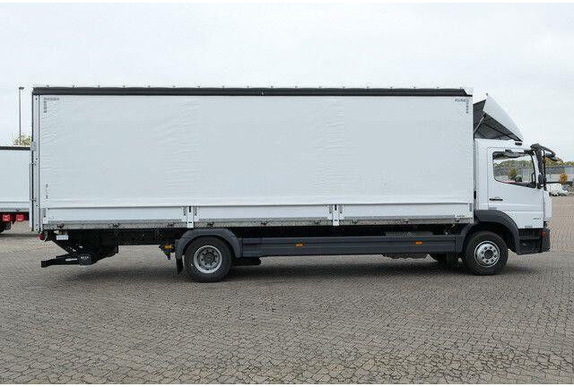 Mercedes-Benz 1521 L Atego 4x2, LBW, Schiebeplane, Klima, Luft - Ponyvás teherautó: 2 kép. Mercedes-Benz 1521 L Atego 4x2, LBW, Schiebeplane, Klima, Luft - Ponyvás teherautó: 2 kép.