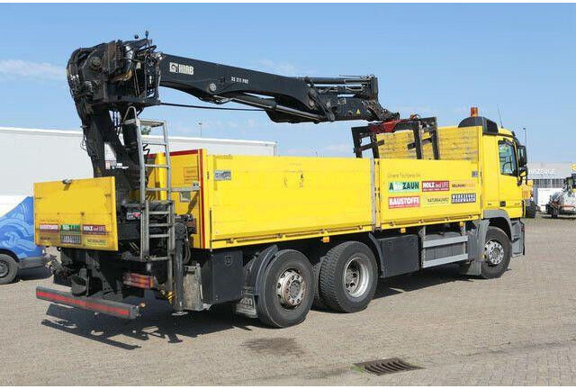 Mercedes-Benz 2536 Actros/MP3/HIAB 211DL/AHK/Klima - Platós teherautó: 5 kép. Mercedes-Benz 2536 Actros/MP3/HIAB 211DL/AHK/Klima - Platós teherautó: 5 kép.