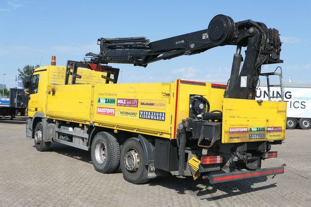Mercedes-Benz 2536 Actros/MP3/HIAB 211DL/AHK/Klima - Platós teherautó, Darus autó: 2 kép. Mercedes-Benz 2536 Actros/MP3/HIAB 211DL/AHK/Klima - Platós teherautó, Darus autó: 2 kép.