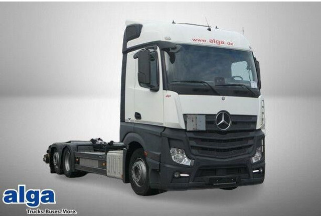 Mercedes-Benz 2543 L Actros 6x2, Meiler RK 21.70, Lenk-Lift - Horgos rakodó teherautó: 1 kép. Mercedes-Benz 2543 L Actros 6x2, Meiler RK 21.70, Lenk-Lift - Horgos rakodó teherautó: 1 kép.