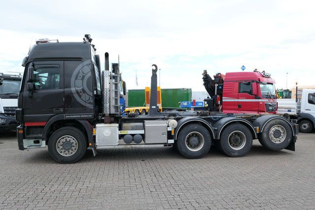 Mercedes-Benz 3560 L Actros 8x4/2, Hiab XR24SL56, Voll-Luft - Horgos rakodó teherautó: 2 kép. Mercedes-Benz 3560 L Actros 8x4/2, Hiab XR24SL56, Voll-Luft - Horgos rakodó teherautó: 2 kép.