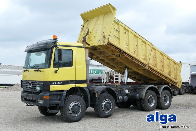 Mercedes-Benz 4140 AK Actros 8x8, Allrad, Meiller, 17m³ - Billenőplatós teherautó: 1 kép. Mercedes-Benz 4140 AK Actros 8x8, Allrad, Meiller, 17m³ - Billenőplatós teherautó: 1 kép.