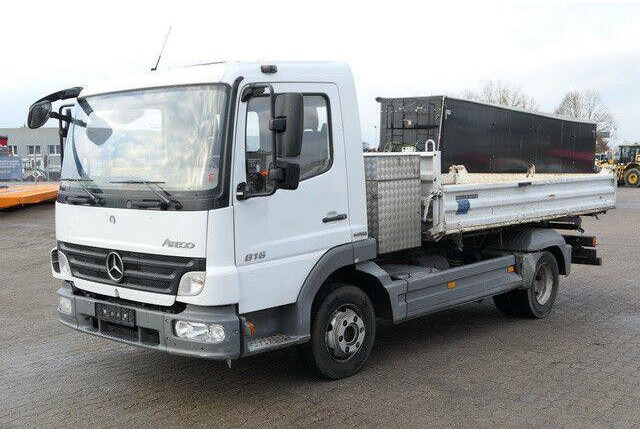 Mercedes-Benz 816 K Atego 4x2, Meiller, 3. Sitz, 2x AHK - Billenőplatós teherautó: 5 kép. Mercedes-Benz 816 K Atego 4x2, Meiller, 3. Sitz, 2x AHK - Billenőplatós teherautó: 5 kép.