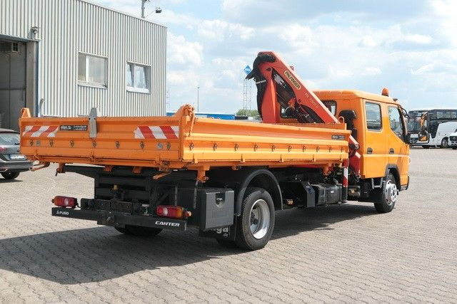 Mitsubishi Fuso Canter 7C18D, Palfinger PK 7001-KA, DOKA - Billenőplatós teherautó, Darus autó: 3 kép. Mitsubishi Fuso Canter 7C18D, Palfinger PK 7001-KA, DOKA - Billenőplatós teherautó, Darus autó: 3 kép.
