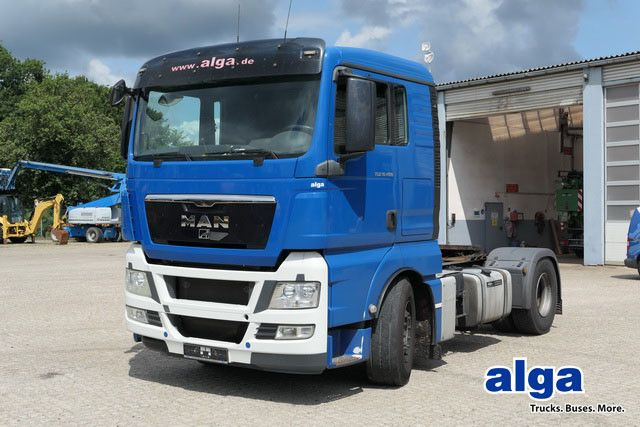 MAN 18.400 TGX 4x2, Klima, Kein AdBlue, Schlafliege - Nyergesvontató: 1 kép. MAN 18.400 TGX 4x2, Klima, Kein AdBlue, Schlafliege - Nyergesvontató: 1 kép.