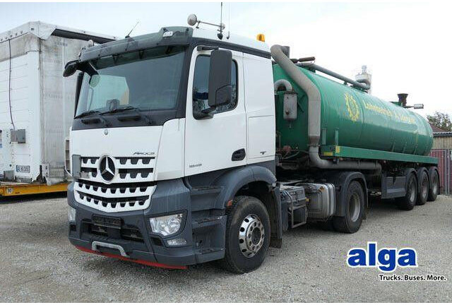 Mercedes-Benz 1845 Arocs 4x2, Retarder, Hydr., Alu-Felgen - Nyergesvontató: 1 kép. Mercedes-Benz 1845 Arocs 4x2, Retarder, Hydr., Alu-Felgen - Nyergesvontató: 1 kép.