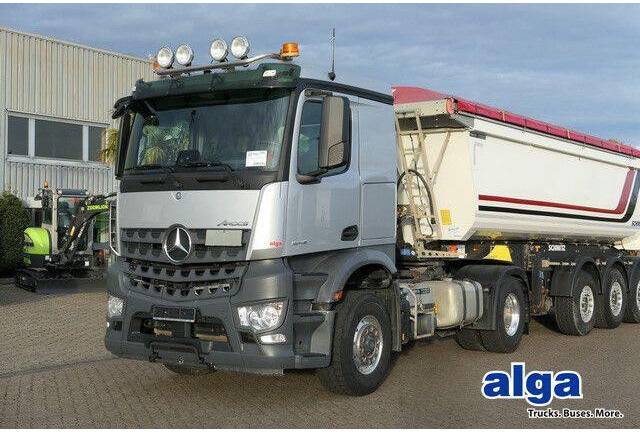 Mercedes-Benz 1846 Arocs 4x4, HydroDrive, Hydr., Alu-Felgen,AC - Nyergesvontató: 1 kép. Mercedes-Benz 1846 Arocs 4x4, HydroDrive, Hydr., Alu-Felgen,AC - Nyergesvontató: 1 kép.