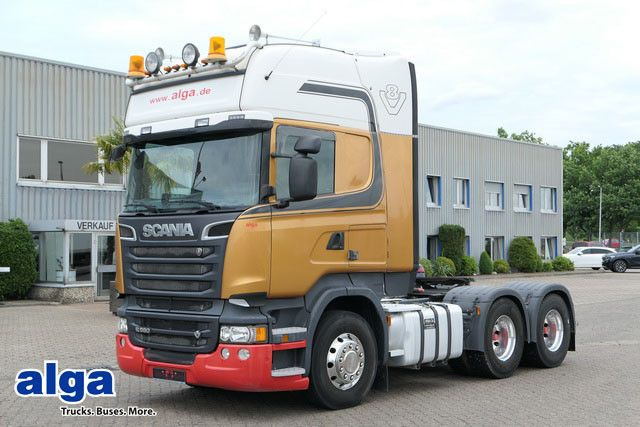 Scania R 580 LA6x4, Topliner, V8, Retarder, Hydraulik - Nyergesvontató: 1 kép. Scania R 580 LA6x4, Topliner, V8, Retarder, Hydraulik - Nyergesvontató: 1 kép.