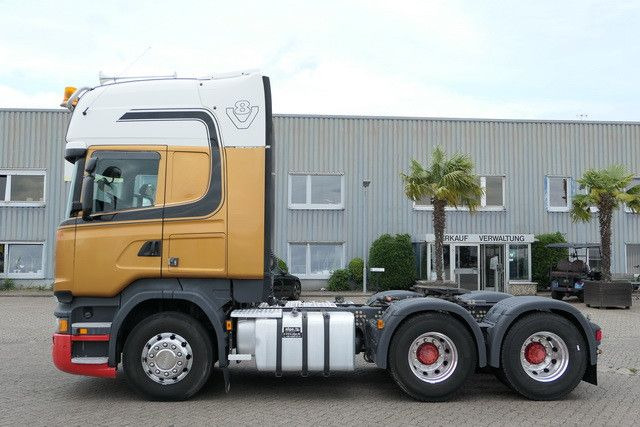 Scania R 580 LA6x4, Topliner, V8, Retarder, Hydraulik - Nyergesvontató: 2 kép. Scania R 580 LA6x4, Topliner, V8, Retarder, Hydraulik - Nyergesvontató: 2 kép.