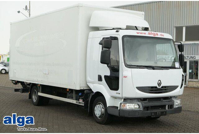 Renault Midlum 220 4x2, LBW, AHK, 6.100mm lang, Klima - Dobozos felépítményű teherautó: 1 kép. Renault Midlum 220 4x2, LBW, AHK, 6.100mm lang, Klima - Dobozos felépítményű teherautó: 1 kép.