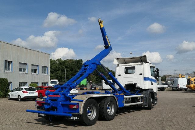 Scania G 440 LB6X4, Hynalift HVL 110994, Retarder,Klima - Horgos rakodó teherautó: 4 kép. Scania G 440 LB6X4, Hynalift HVL 110994, Retarder,Klima - Horgos rakodó teherautó: 4 kép.