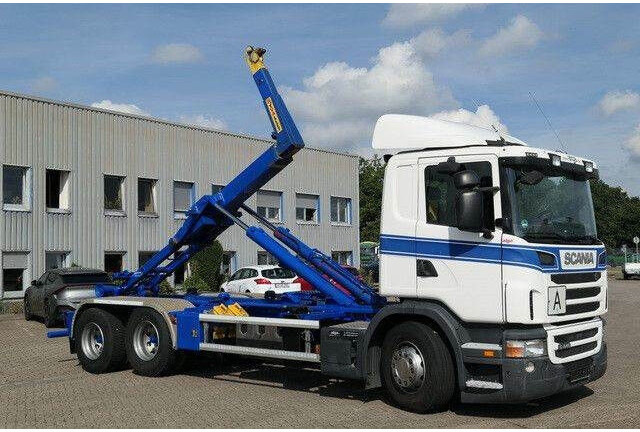 Scania G 440 / R 450, Hyvalift HVL 11094, Retarder, AC - Horgos rakodó teherautó: 3 kép. Scania G 440 / R 450, Hyvalift HVL 11094, Retarder, AC - Horgos rakodó teherautó: 3 kép.