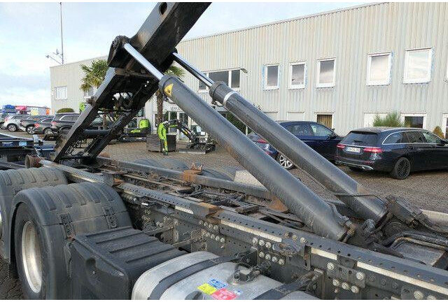 Scania G 450 6x2, Meiller RL 18.65, Retarder,Alu-Felgen - Horgos rakodó teherautó: 2 kép. Scania G 450 6x2, Meiller RL 18.65, Retarder,Alu-Felgen - Horgos rakodó teherautó: 2 kép.