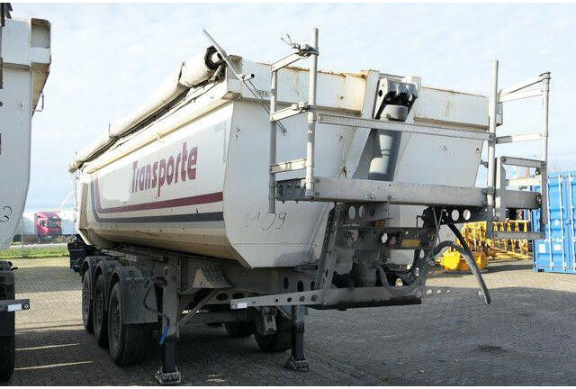 Schmitz Cargobull SKI 24 SL 7.2, Stahl, 26m³, Rollplane, Luft-Lift - Félpótkocsi billenőplatós: 4 kép. Schmitz Cargobull SKI 24 SL 7.2, Stahl, 26m³, Rollplane, Luft-Lift - Félpótkocsi billenőplatós: 4 kép.