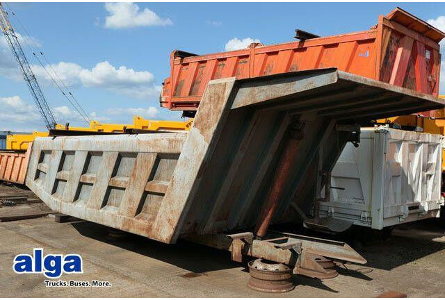 Stahl Hinterkippmulde ca. 18 cbm, Hilfsrahmen - Billenőplatós teherautó: 1 kép. Stahl Hinterkippmulde ca. 18 cbm, Hilfsrahmen - Billenőplatós teherautó: 1 kép.