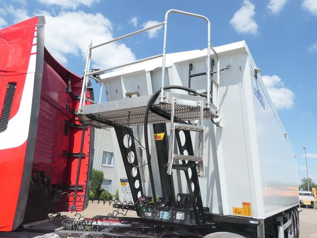 Wielton NW-3, Alu, 50m³, Alu-Felgen, SAF, Luft-Lift, TOP - Félpótkocsi billenőplatós: 3 kép. Wielton NW-3, Alu, 50m³, Alu-Felgen, SAF, Luft-Lift, TOP - Félpótkocsi billenőplatós: 3 kép.