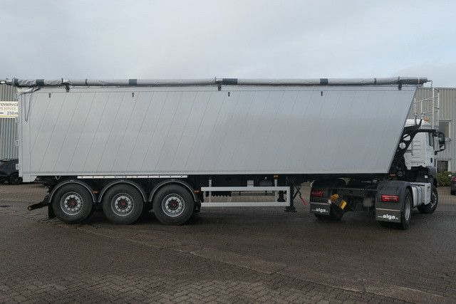 Wielton NW-3 Bulk Master, Alu, 55m³, Kombitür, Luft-Lift - Félpótkocsi billenőplatós: 2 kép. Wielton NW-3 Bulk Master, Alu, 55m³, Kombitür, Luft-Lift - Félpótkocsi billenőplatós: 2 kép.