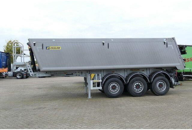 ZASŁAW D-653A, Alu, 28m³, SAF, Luft-Lift, Verzinkt - Félpótkocsi billenőplatós: 3 kép. ZASŁAW D-653A, Alu, 28m³, SAF, Luft-Lift, Verzinkt - Félpótkocsi billenőplatós: 3 kép.