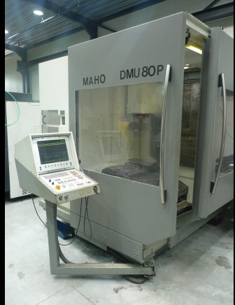 CNC Fraiseuse 5 axes simultanés Deckel Maho DMU 80P - Marógép: 1 kép. CNC Fraiseuse 5 axes simultanés Deckel Maho DMU 80P - Marógép: 1 kép.