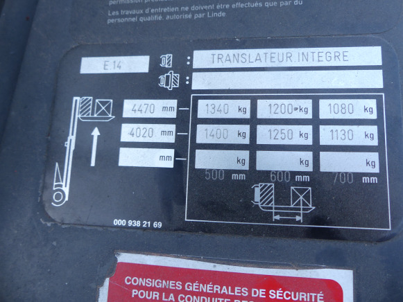 Chariot élévateur électrique Fenwick-Linde E 14-02 - Elektromos targonca: 5 kép. Chariot élévateur électrique Fenwick-Linde E 14-02 - Elektromos targonca: 5 kép.