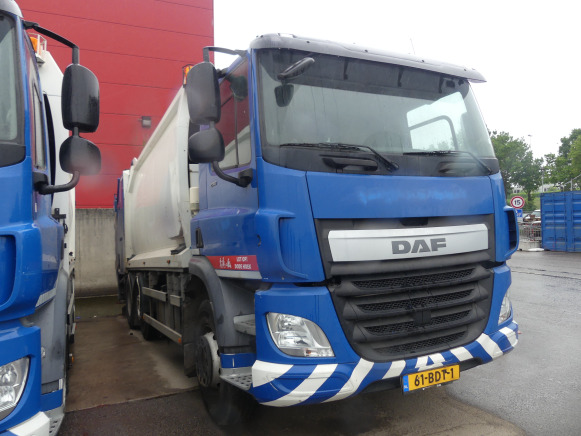 REF:61-BDT-1 - Camion poubelle DAF CF 290 FAG (2014-364.476 km) - Szemetesautó: 2 kép. REF:61-BDT-1 - Camion poubelle DAF CF 290 FAG (2014-364.476 km) - Szemetesautó: 2 kép.