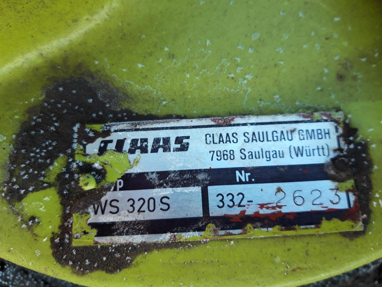 CLAAS WS 320 S - Szénaforgató: 3 kép. CLAAS WS 320 S - Szénaforgató: 3 kép.