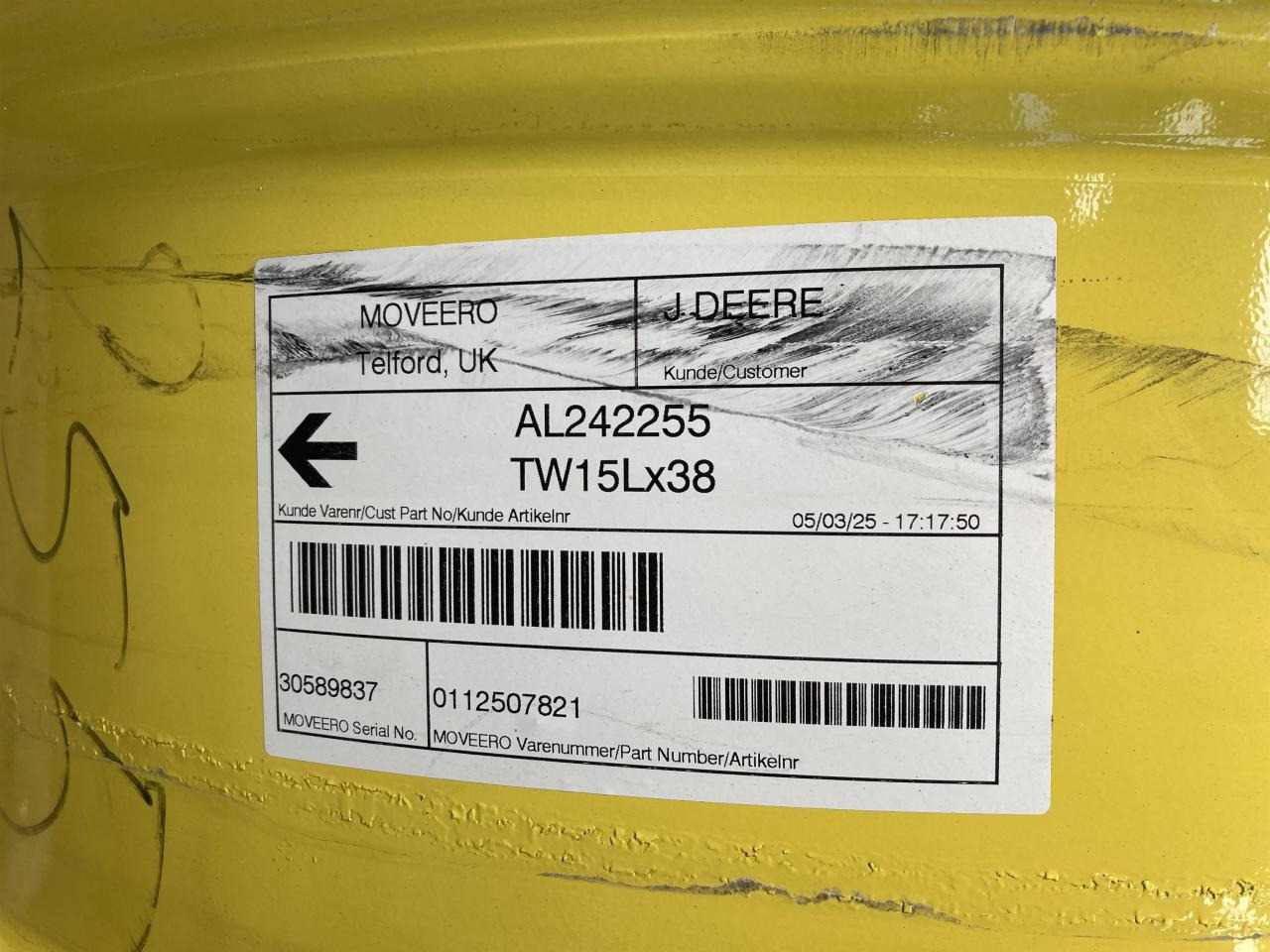 John Deere 15x38 - Gumiabroncs - Mezőgazdasági gépek: 3 kép. John Deere 15x38 - Gumiabroncs - Mezőgazdasági gépek: 3 kép.