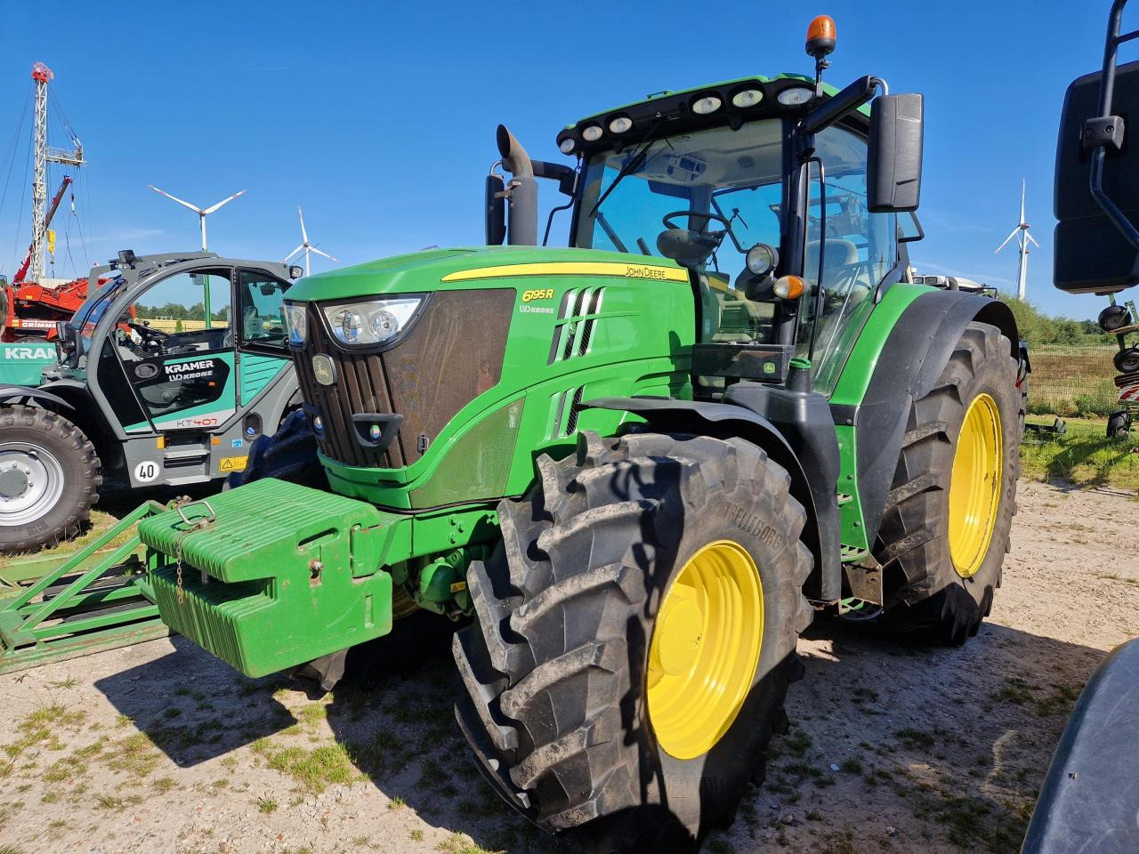 John Deere 6195R - Traktor: 1 kép. John Deere 6195R - Traktor: 1 kép.