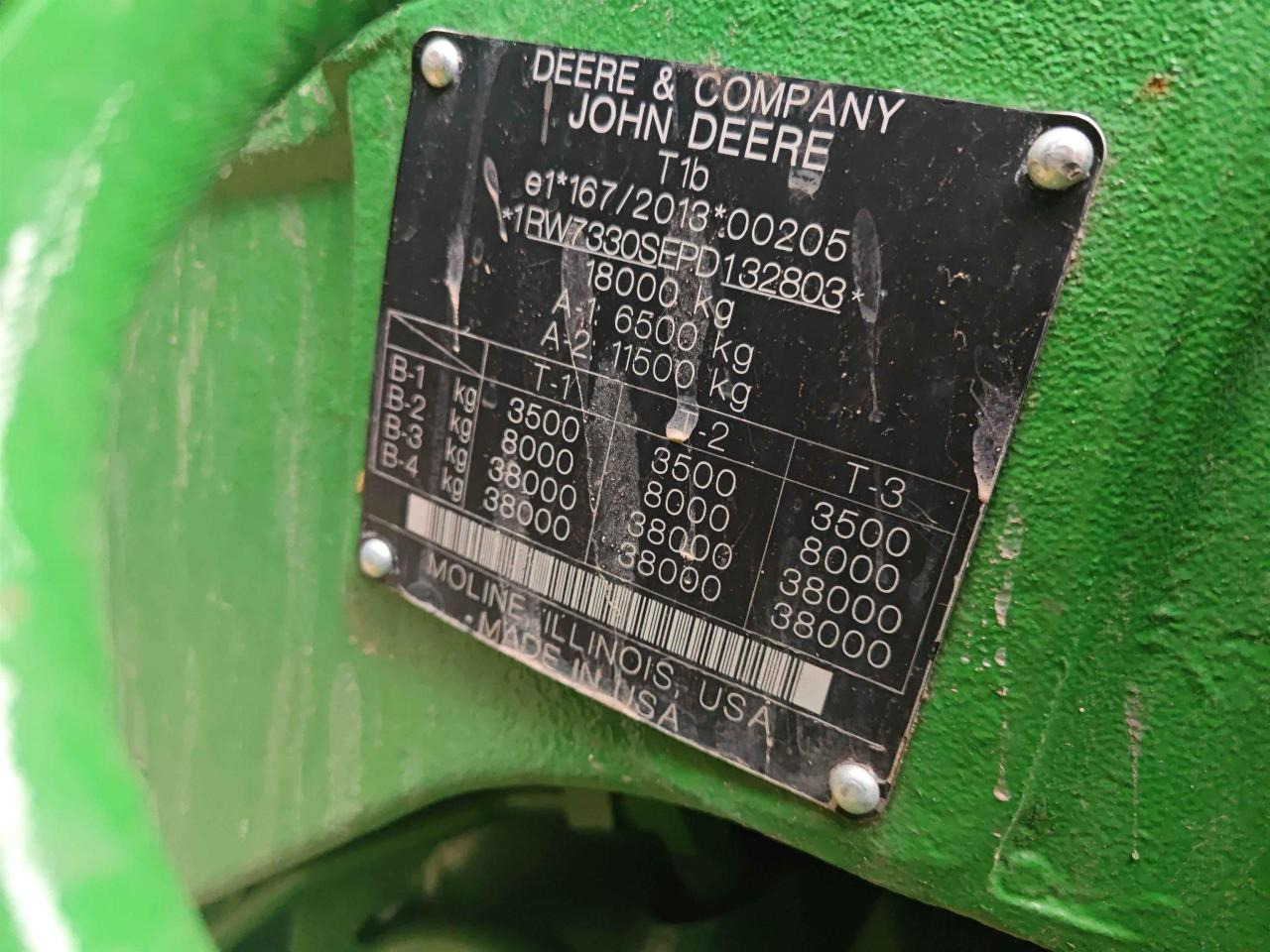 Traktor John Deere 7R 330: 11 kép.