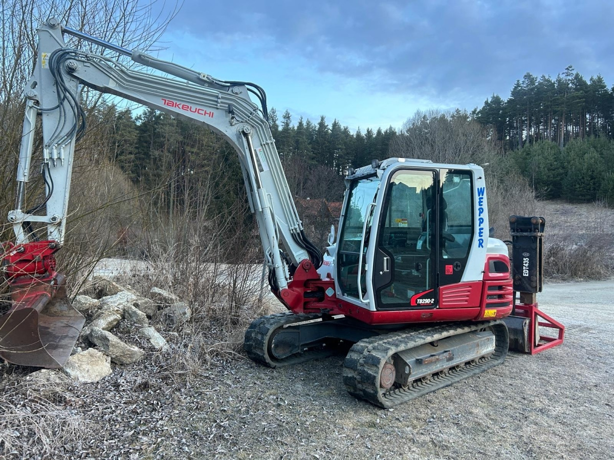 Takeuchi TB290-2 Bagger, Minibagger - Minikotró: 1 kép. Takeuchi TB290-2 Bagger, Minibagger - Minikotró: 1 kép.