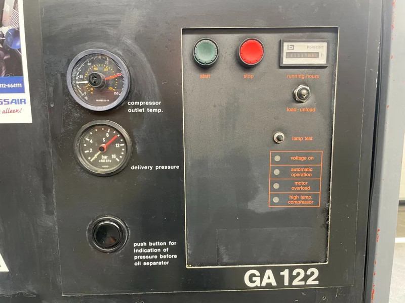 Atlas-Copco GA122 - Légkompresszor: 5 kép. Atlas-Copco GA122 - Légkompresszor: 5 kép.