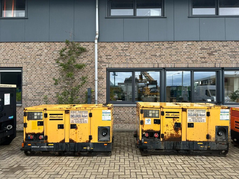 Atlas-Copco QAS 38 Yanmar Mecc Alte Spa 40 kVA Silent generatorset - Áramfejlesztő: 2 kép. Atlas-Copco QAS 38 Yanmar Mecc Alte Spa 40 kVA Silent generatorset - Áramfejlesztő: 2 kép.
