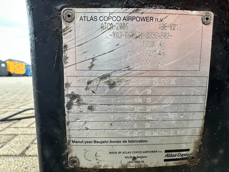 Atlas-Copco QAS 38 Yanmar Mecc Alte Spa 40 kVA Silent generatorset - Áramfejlesztő: 5 kép. Atlas-Copco QAS 38 Yanmar Mecc Alte Spa 40 kVA Silent generatorset - Áramfejlesztő: 5 kép.