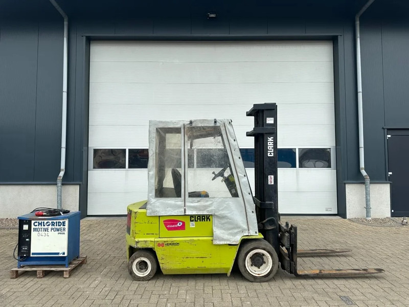 Clark EPM25N 2.5 ton Duplex Sideshift Elektra Heftruck - Elektromos targonca: 2 kép. Clark EPM25N 2.5 ton Duplex Sideshift Elektra Heftruck - Elektromos targonca: 2 kép.