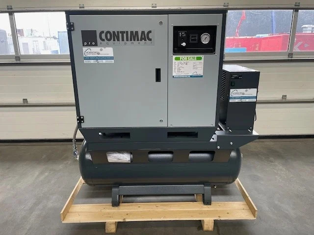 Contimac Contimac Silent 705/270 met Droger. zuigercompressor, 5,5 PK, 650 L/min. 10 Bar - Légkompresszor: 1 kép. Contimac Contimac Silent 705/270 met Droger. zuigercompressor, 5,5 PK, 650 L/min. 10 Bar - Légkompresszor: 1 kép.