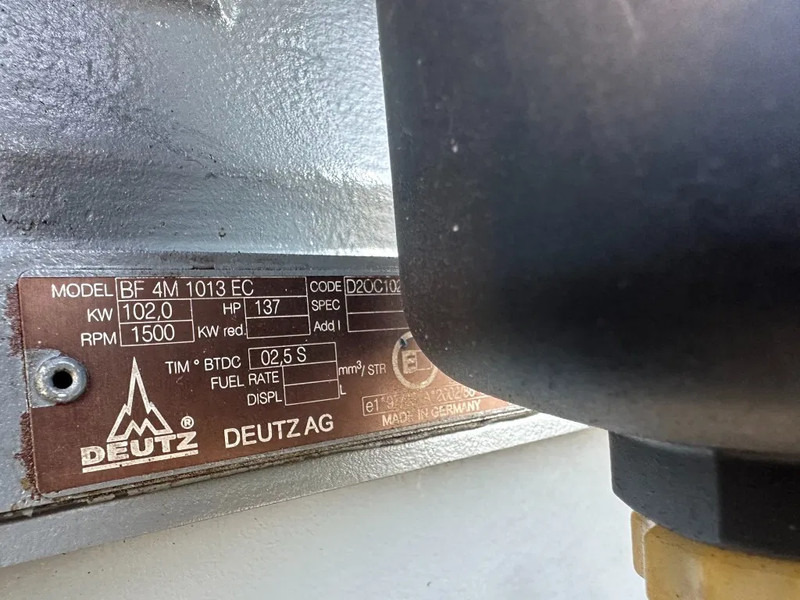 Deutz BF4M 1013 EC Leroy Somer 115 kVA generatorset - Áramfejlesztő: 3 kép. Deutz BF4M 1013 EC Leroy Somer 115 kVA generatorset - Áramfejlesztő: 3 kép.