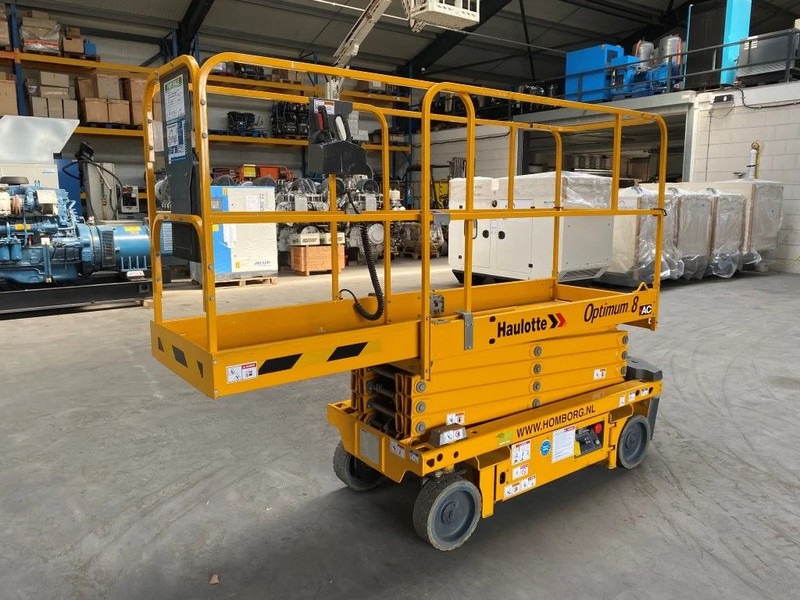 Ollós emelő Haulotte Optimum 8 Elektrische Schaarhoogwerker 7.8 meter werkhoogte als nieuw ! 28 uur !: 17 kép.